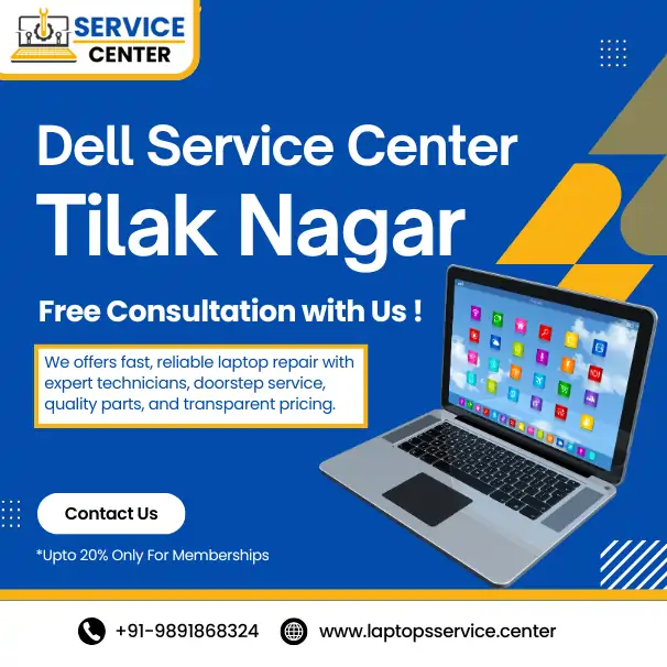Dell Laptop Service Center in Tilak Nagar