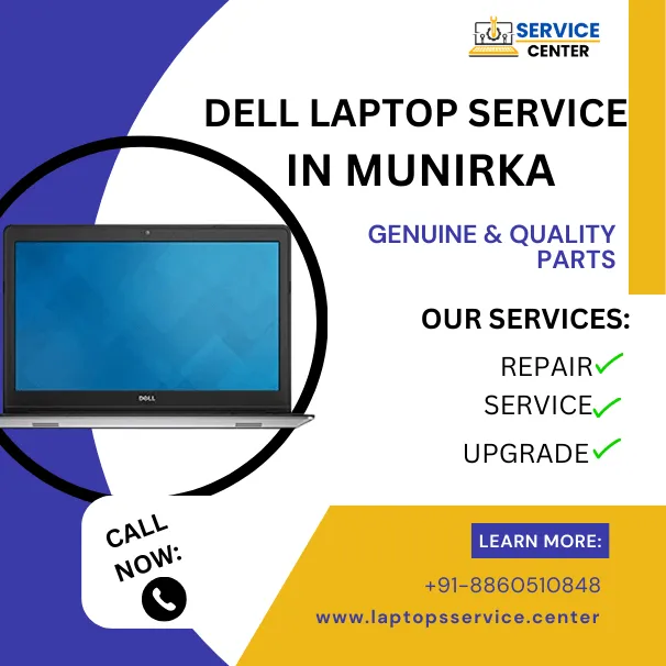 Dell Laptop Service Center in Munirka